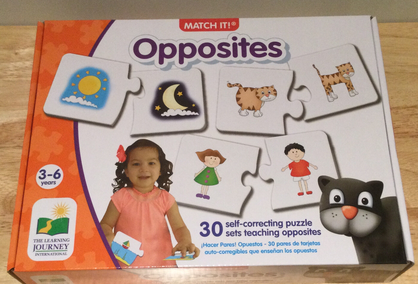 Match It Learning Opposites Self Correcting Puzzle Set The Learning Journey