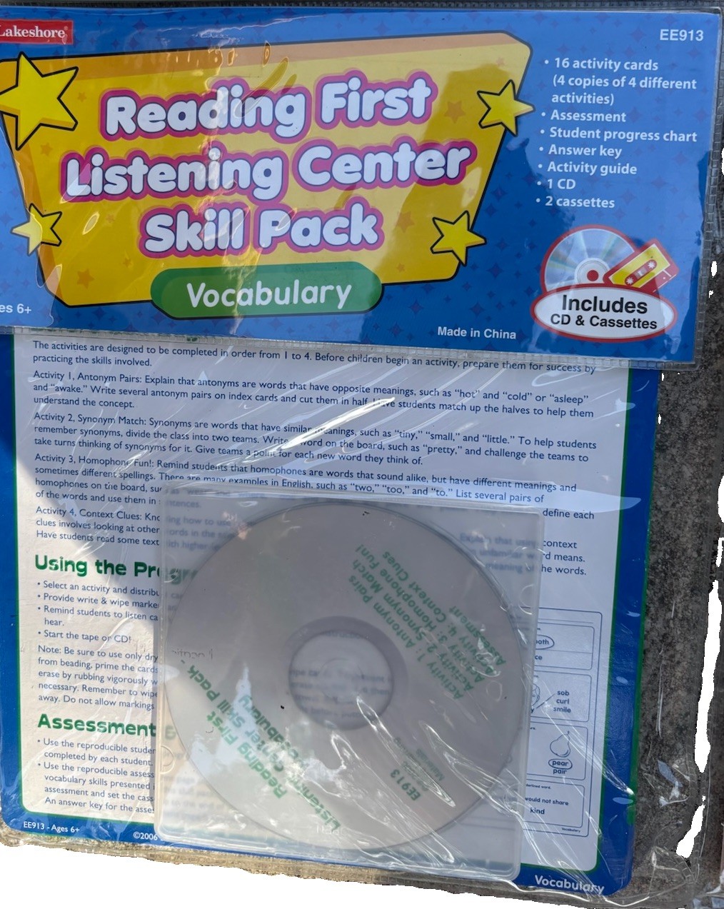 Lakeshore Learning Building Skill Packs (4) CDs Centers Small Group ELAR GT