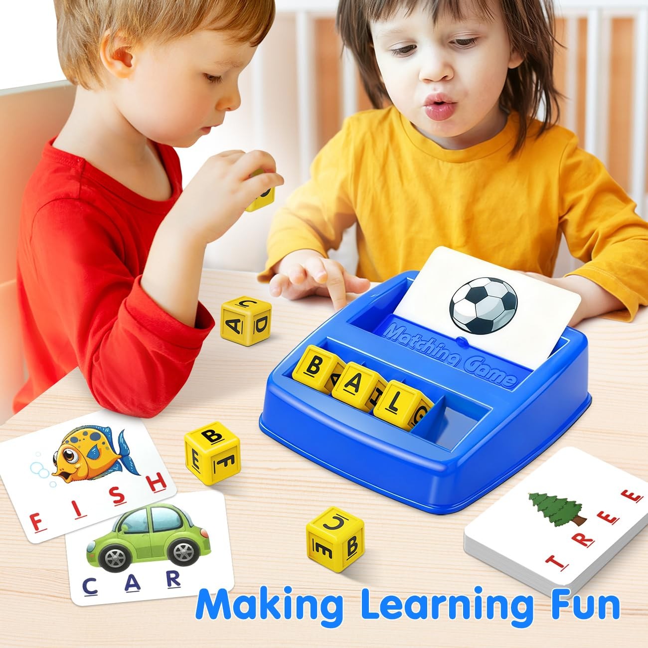 HahaGift Educational Toys for 3-5 Year Old Boy Girl Gifts, Medium, Blue