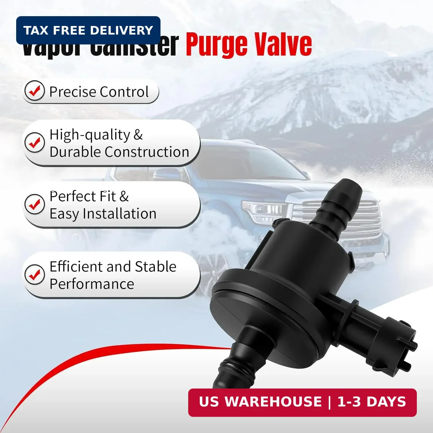 EVAP Vapor Canister Purge Valve Compatible with 2013-2019 Ford Escape Focus 2.0L