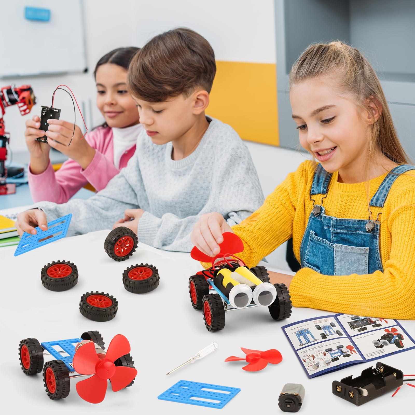 5 Set Individual STEM Kit for Kids, 2nd Grade Boy 5.66 x 8.42 x 2.04 inches