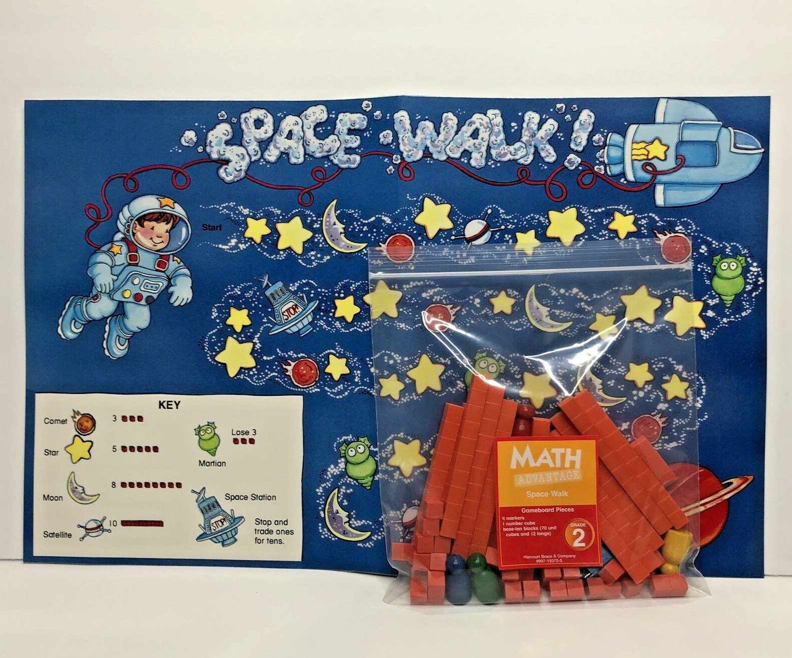 Math Advantage Grade 2 Games Base 10 Tens Ones Place Value Space & Circus Games