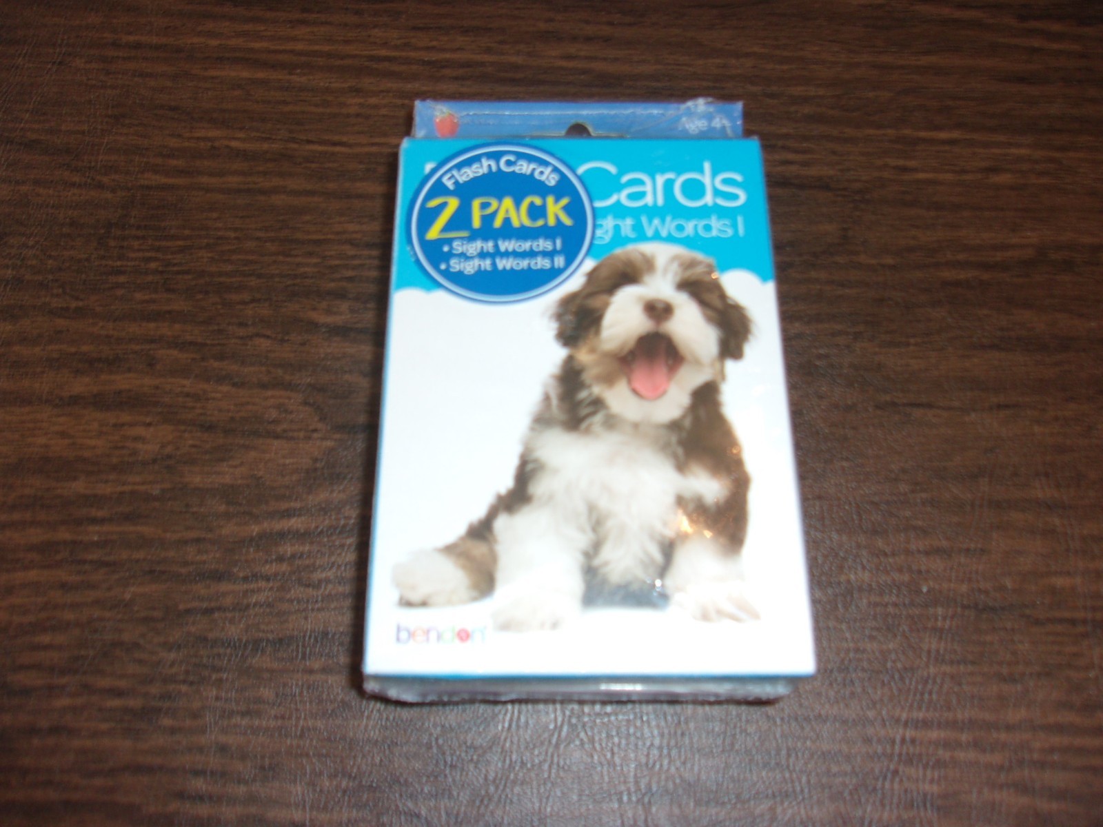 New Sight Words 1 & 2 Bendon English 36 Card Pack Flash Cards Set of 2
