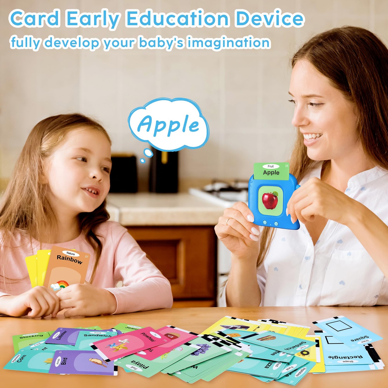Kuovei Talking Flash Cardskids Toddler Flash Cards 240 Sight Wordsmontessori