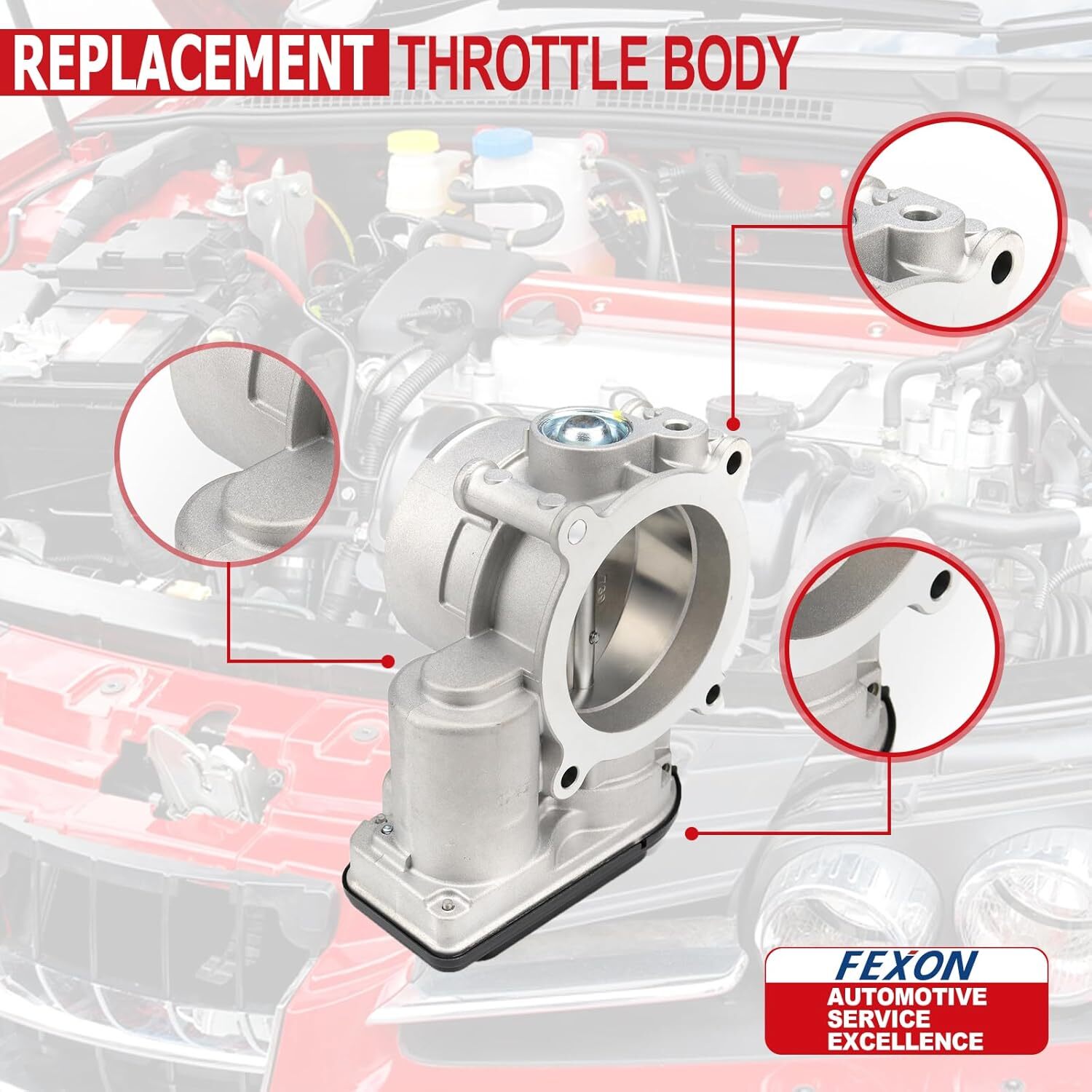Fuel Injection Electronic Throttle Body Replacement for Ford F150 2011-2020 with