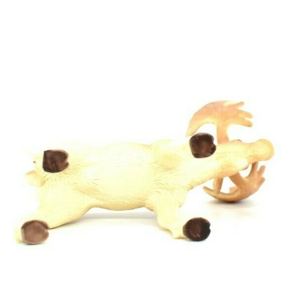 Moose Toy Model Plastic Replica Forest Animal, Kids Educational Gift 4.5″ OK09