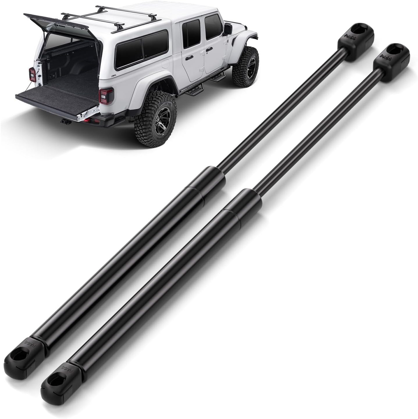 Rear Window Struts for Jeep Wrangler 2007-2010, SG214054 Rear Glass Windo