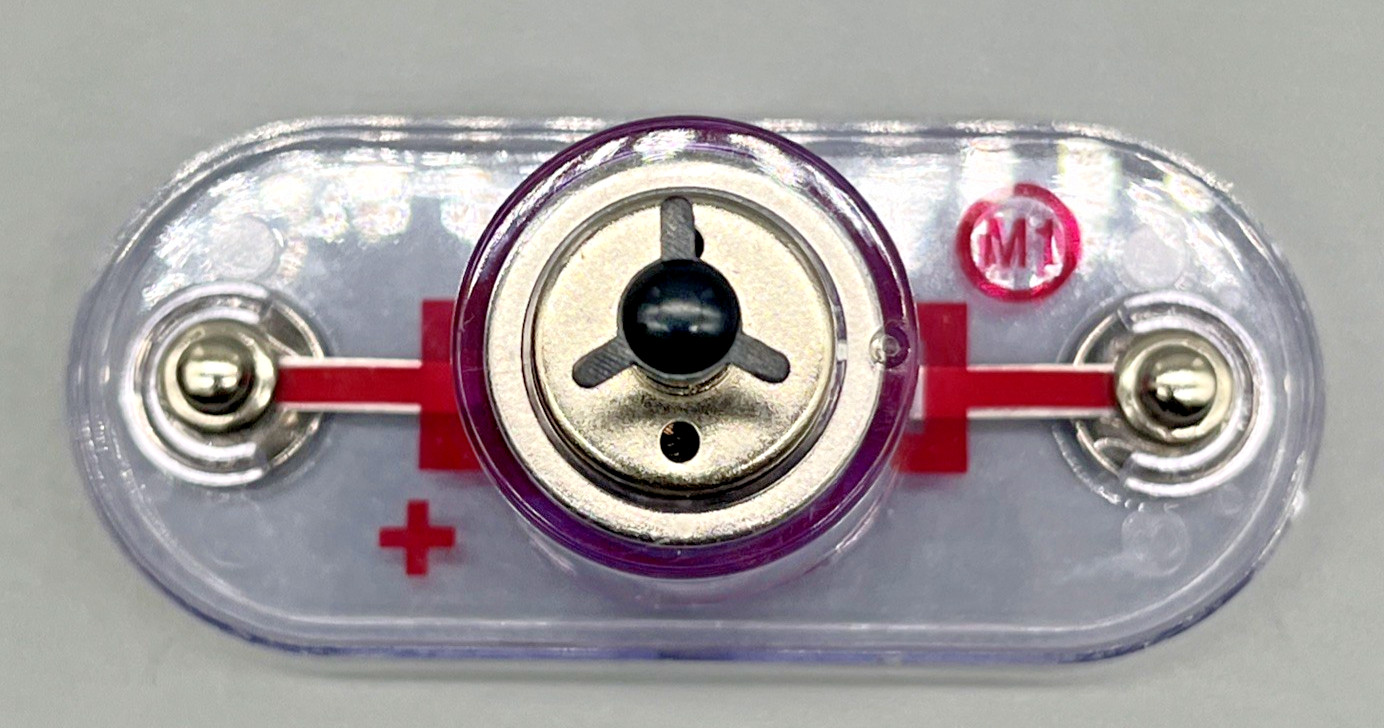 ELENCO Snap Circuits Replacement Part: M1 Motor 6SCM1 Motor Only (No Fan)