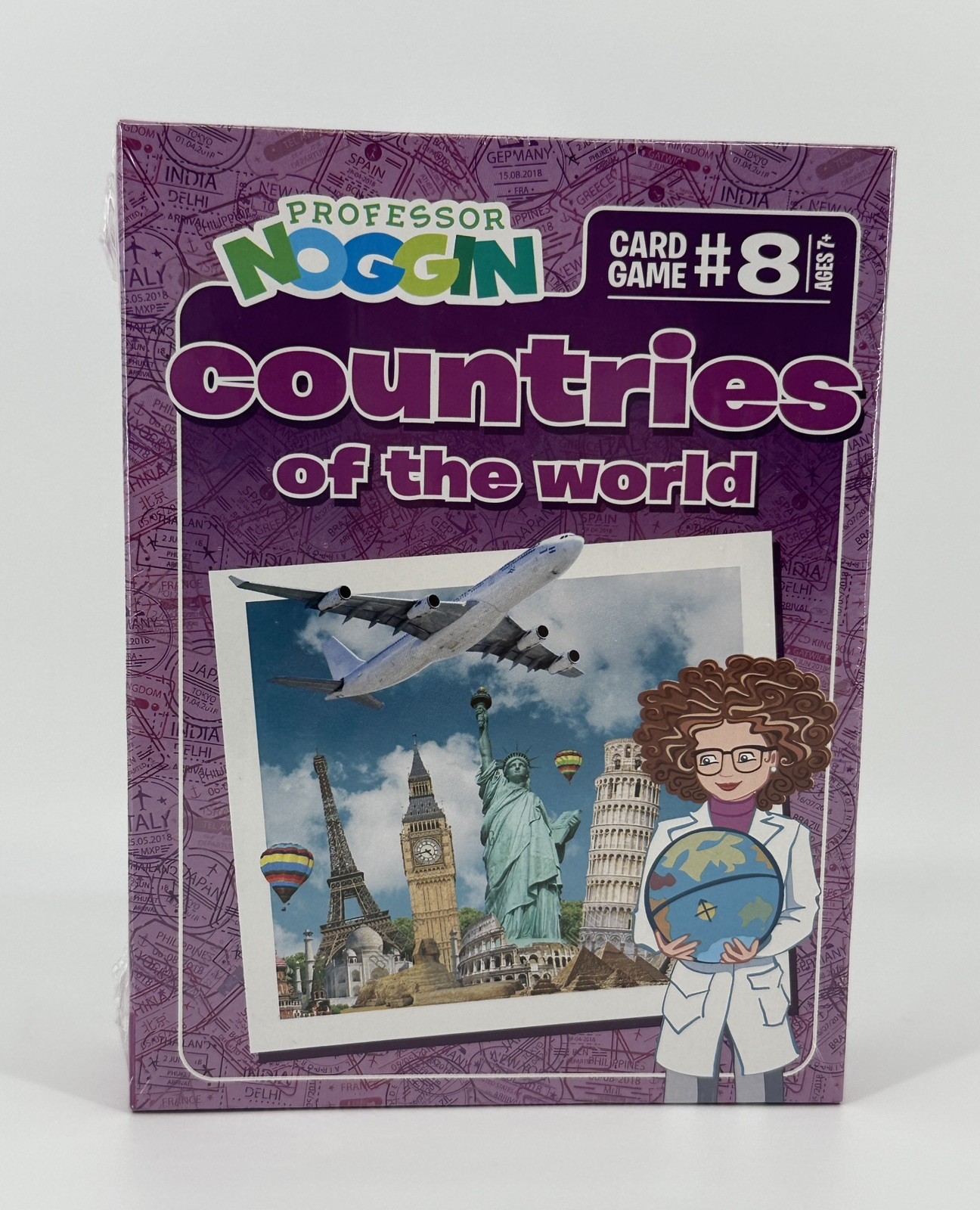 Professor Noggin Educational Home School Card Game #8 Countries of World SEALED