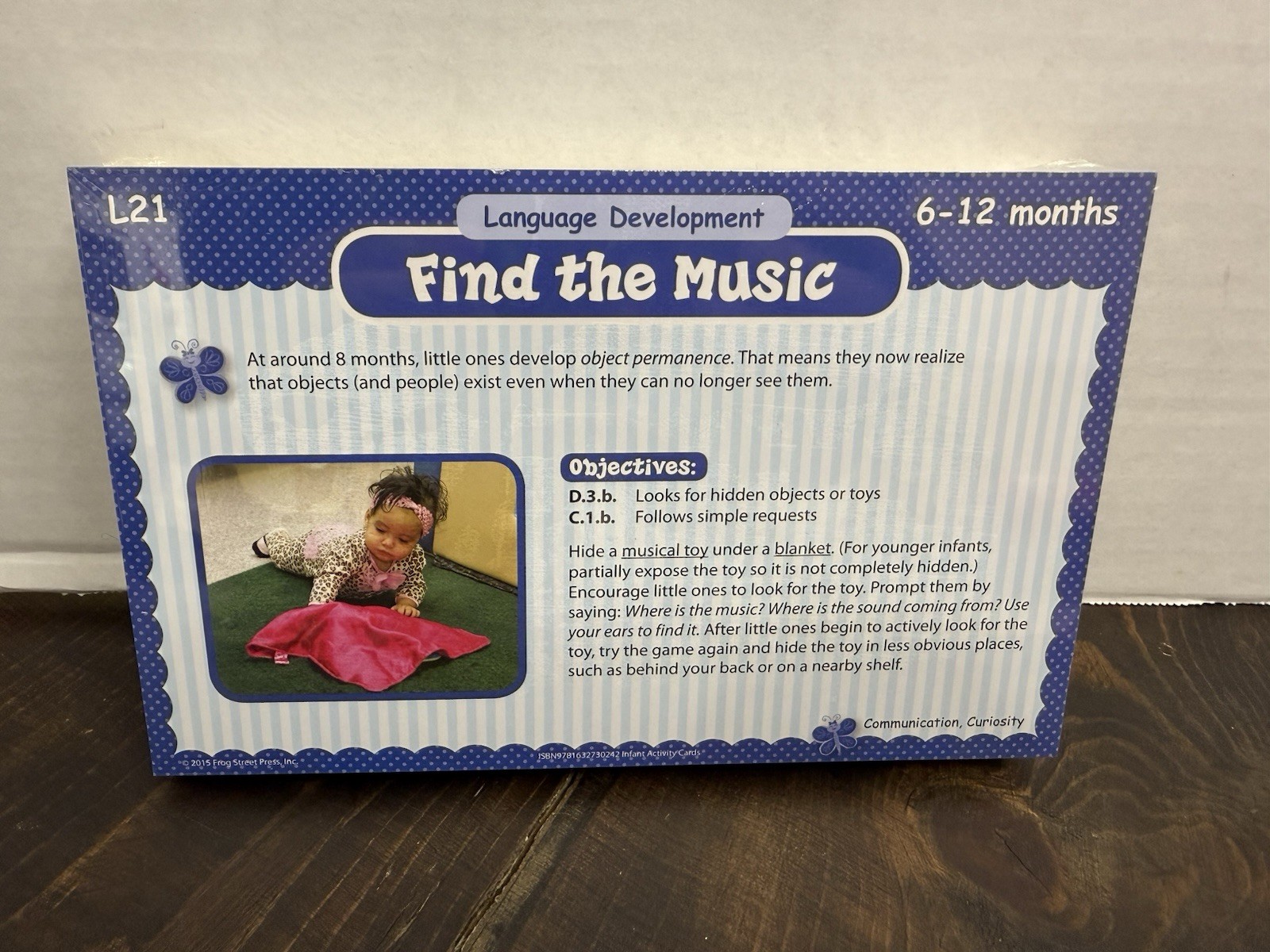 Frog Street Infant Photo Activity Cards Set 0-18 Months Home School Curriculum