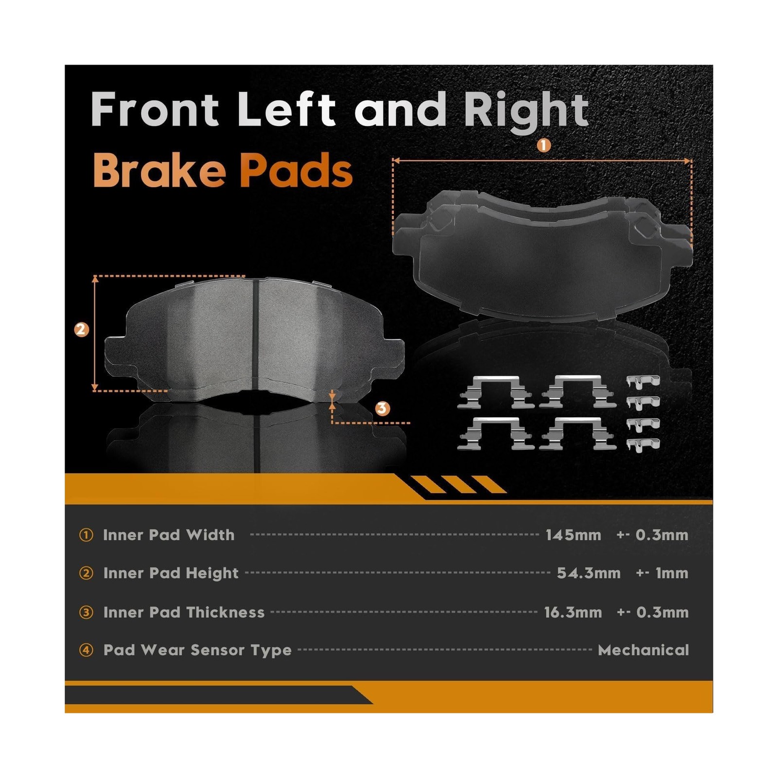 Betthand Front Brake Kits for 2007-2017 Patriot Compass , 2008-2014 Dodge…