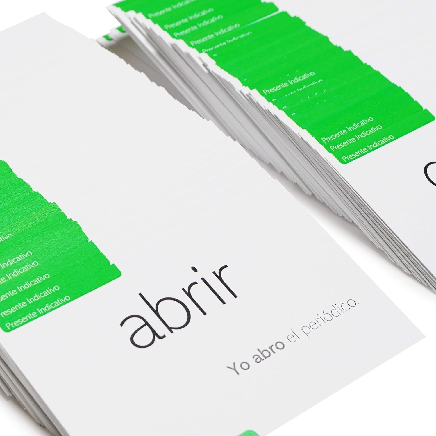 200 Spanish Verb Conjugation Presente Indicativo Flash Cards – Full Examples …