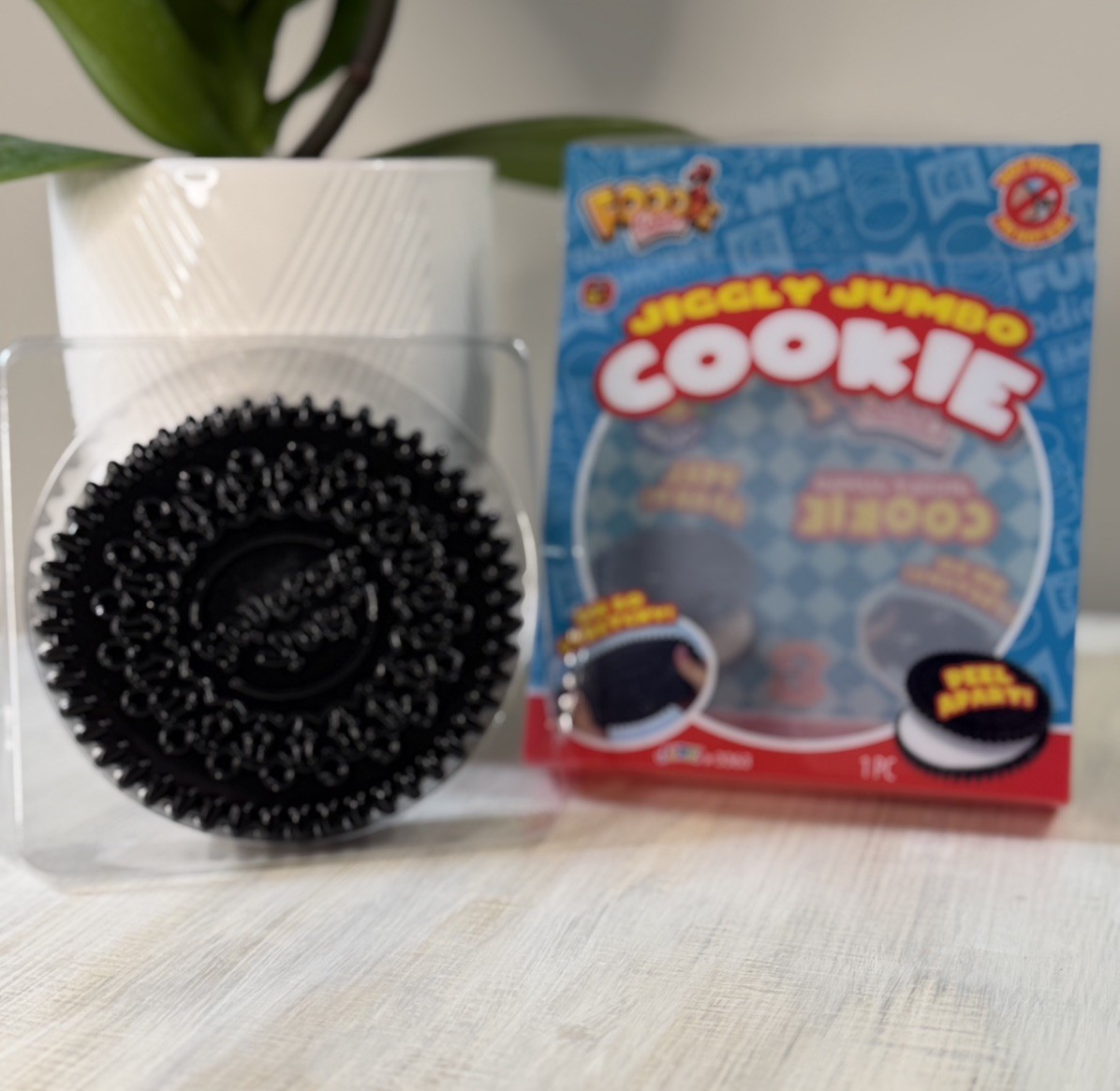VIRAL 🤩 Jiggly Jumbo Cookie Squishy Peel Apart Stretchy Squishy NIB