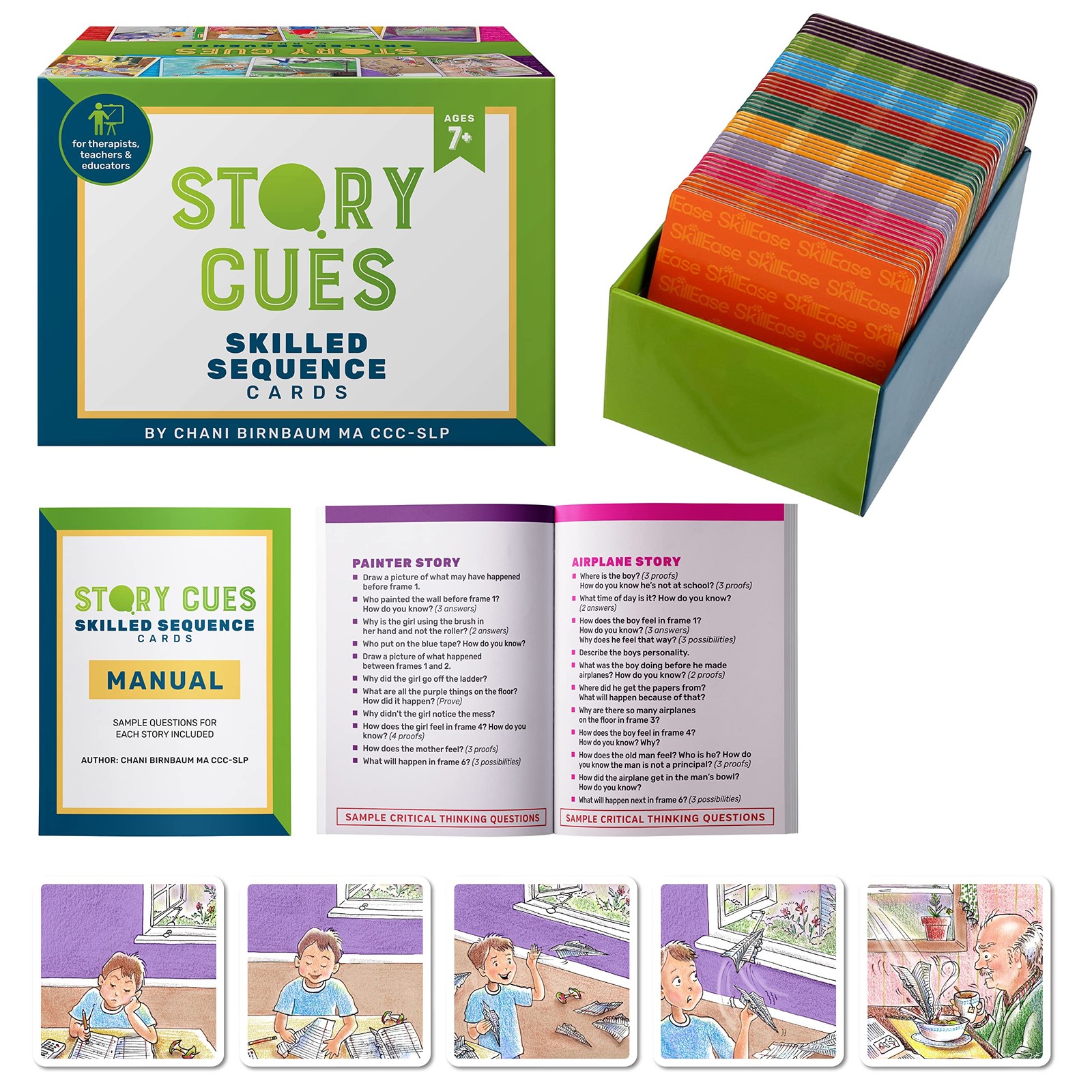 Story Cues Skilled Sequencing Cards, Speech Therapy Materials, Social Skills …