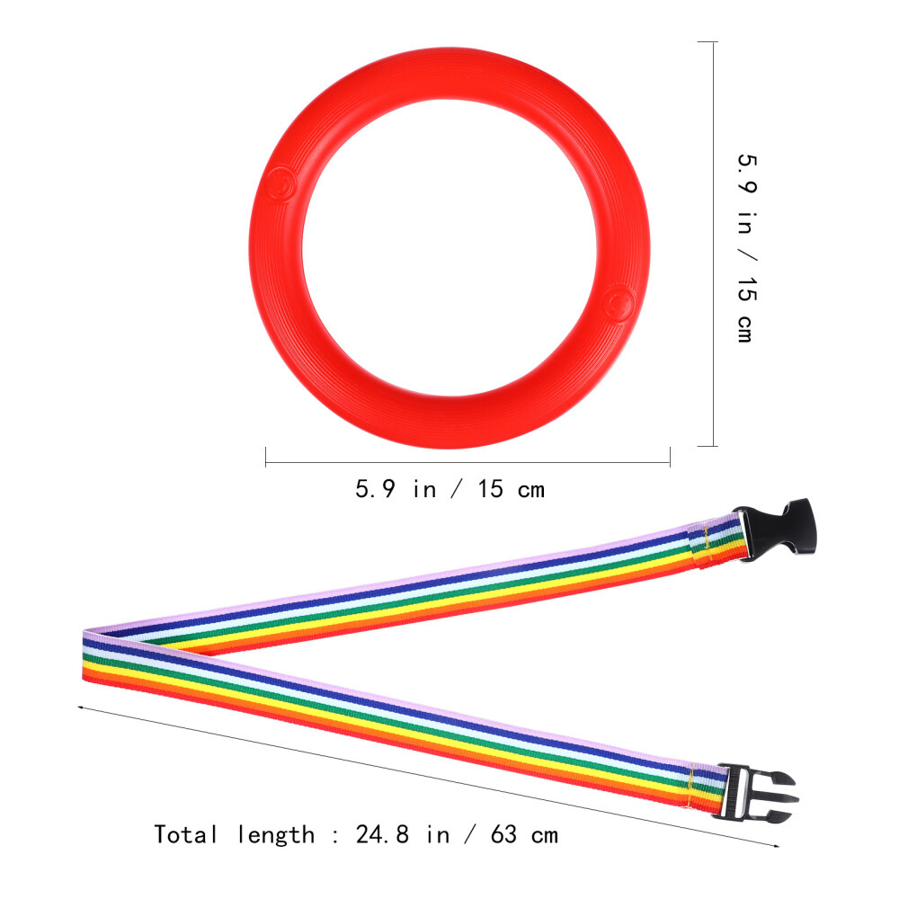 12 Pcs Walking Ropes with Handles Safety Line Ropes Extendable Walking Ropes