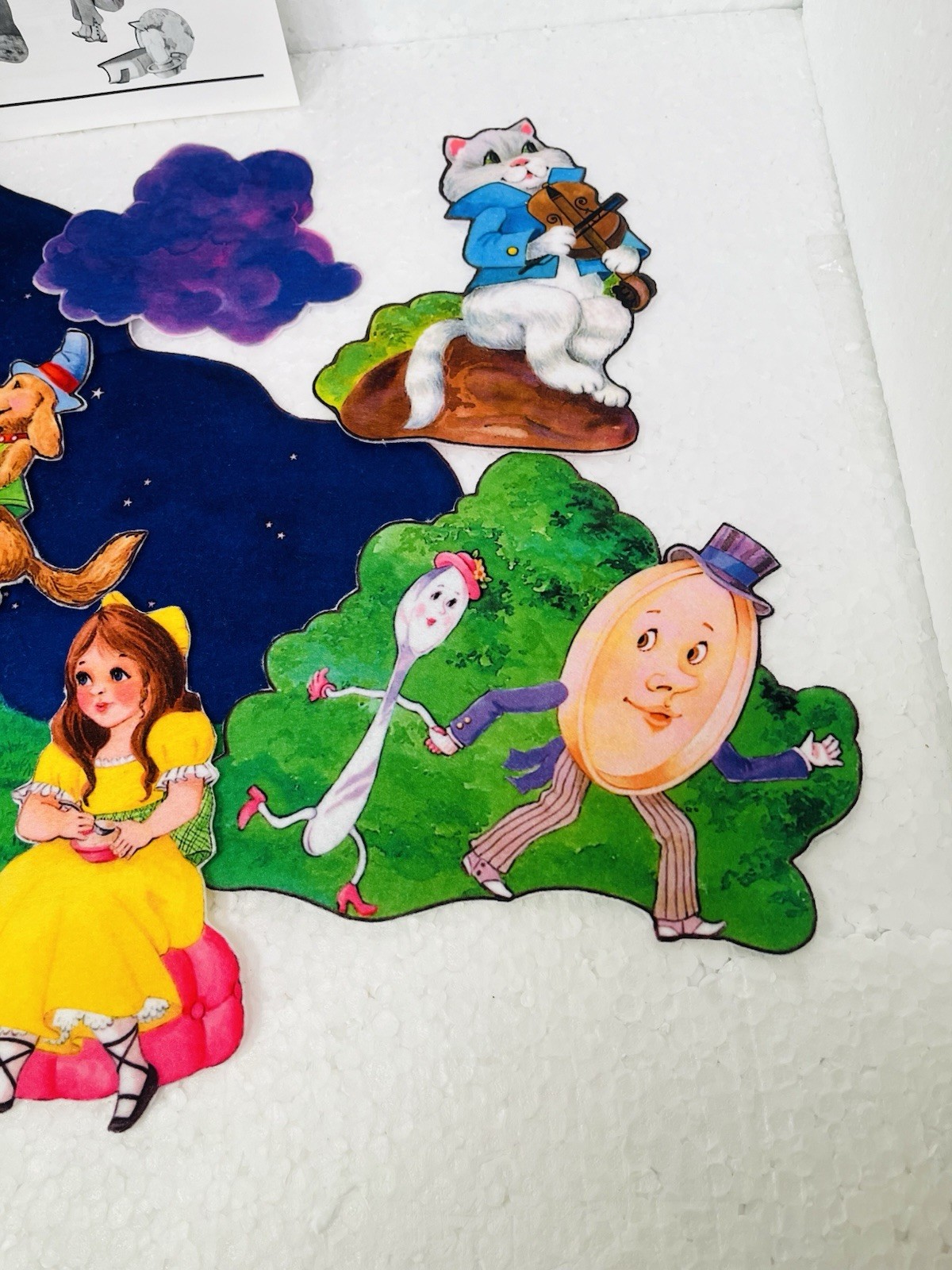 Little Folk Visuals Nursery Rhymes #2 Precut Flannel/Felt Board Figures 11 Set