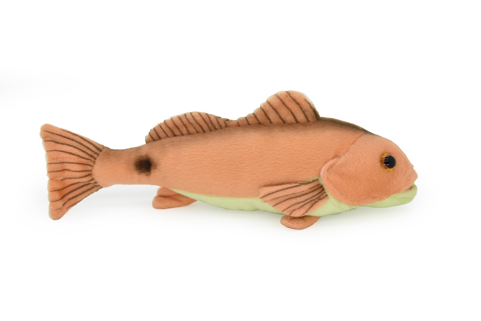Red Fish Drum Spottail Bass Realistic Stuffed Plush Soft Toy 10″ F2400