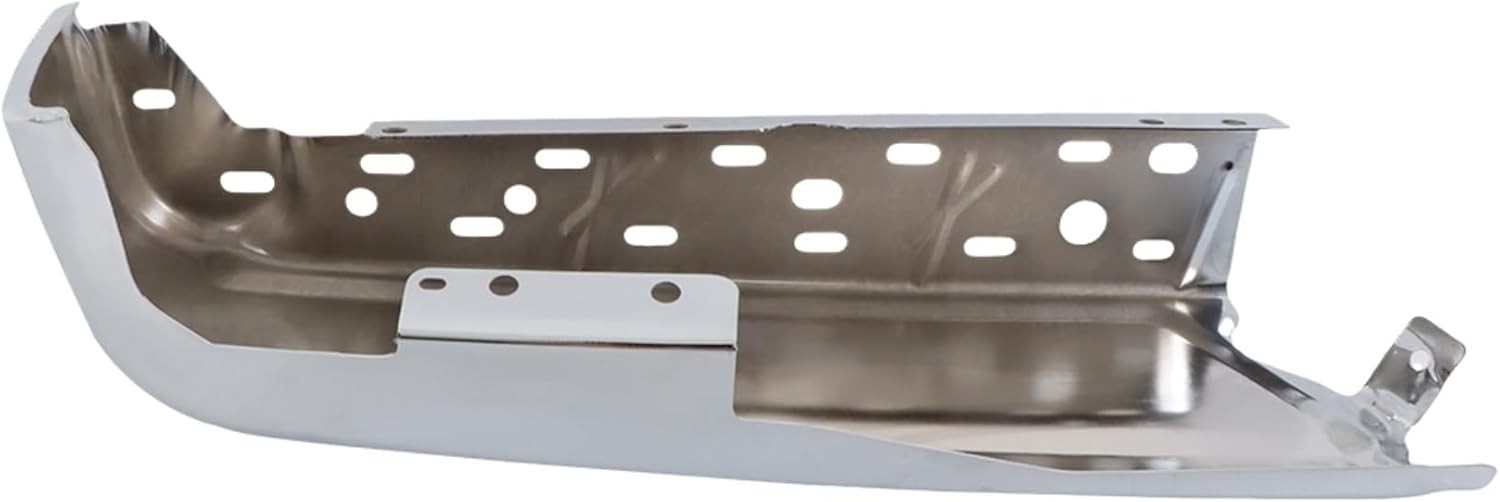21-23 Ford F150 Rear Bumper End Right Passenger w/Dual Sensor Holes Chrome