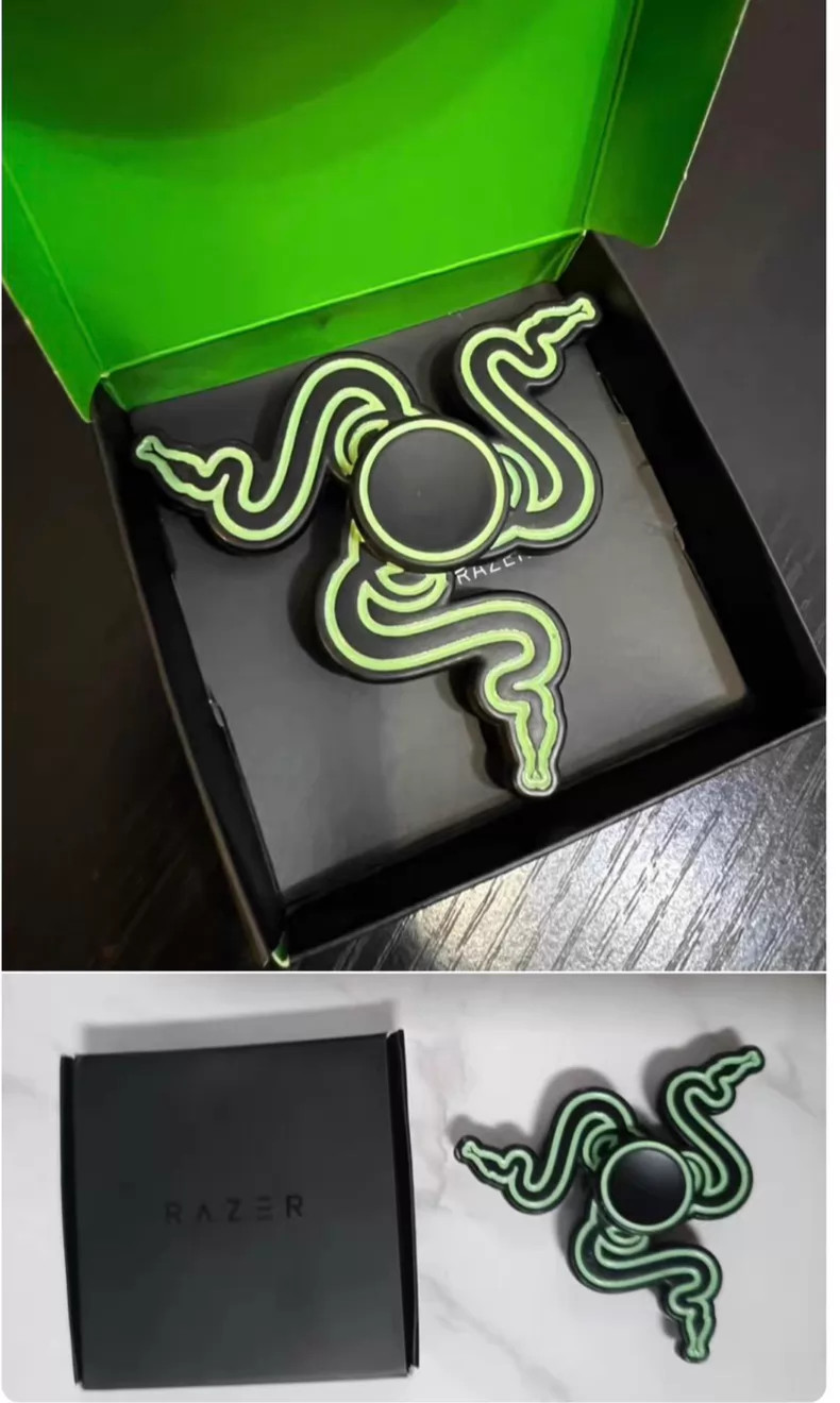 Razer Fidget Spinner Gaming Stress Relief Hand Toy Collectible