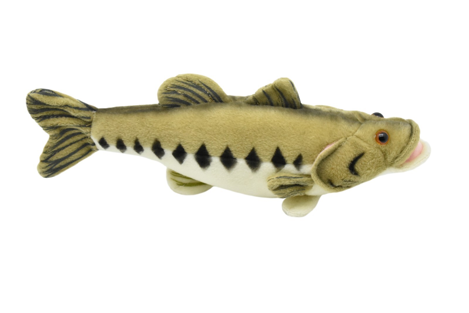 Largemouth Bass, Big mouth, Bucketmouth, Fish, Realistic, Stuffed 10″ or 17″