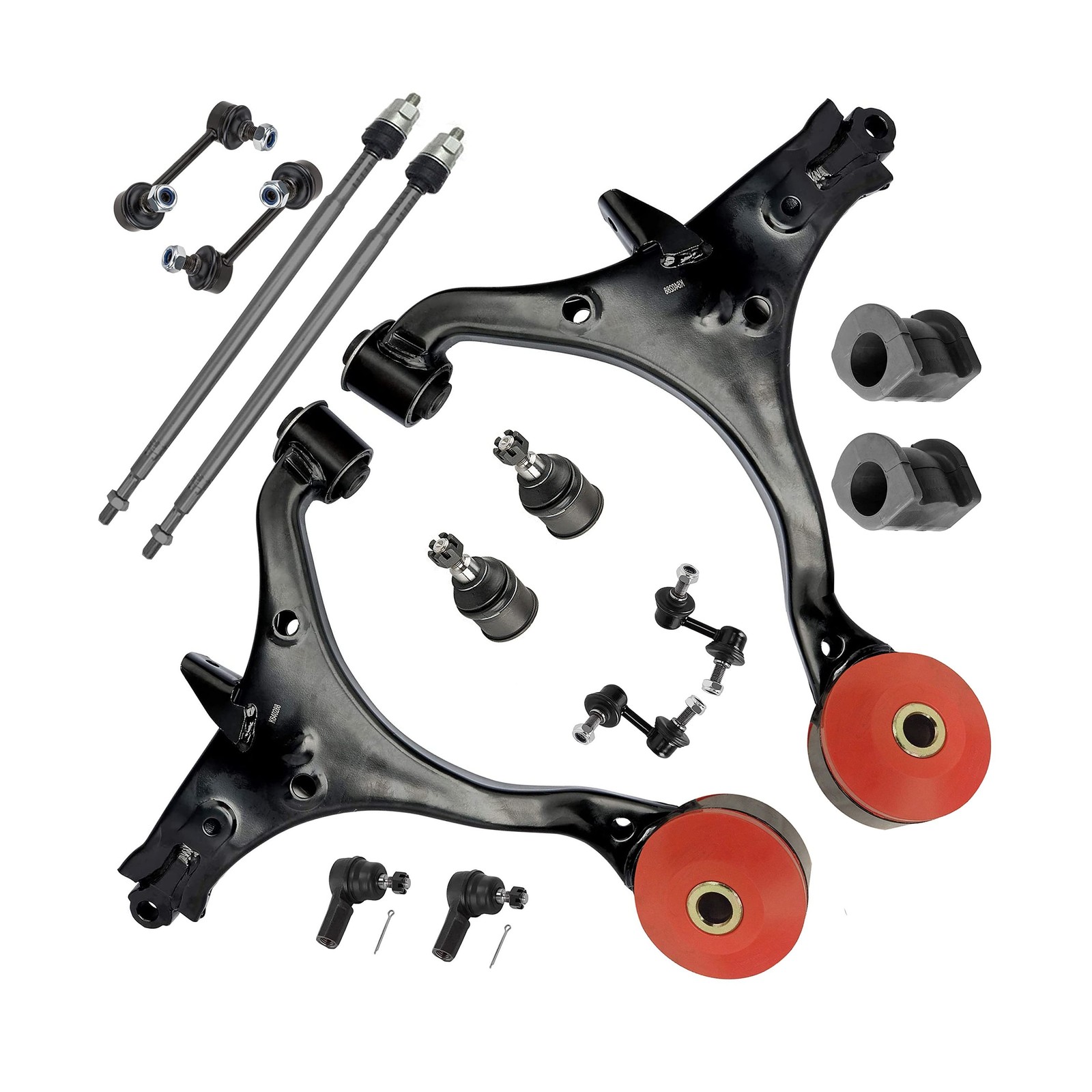 14PC Front Lower Control Arm Suspension Kit FITS 2001-2005 Honda Civic Exclud…