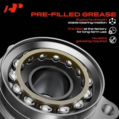 2 x Steering Knuckle & Wheel Bearing Hub Assembly Front Left and Right