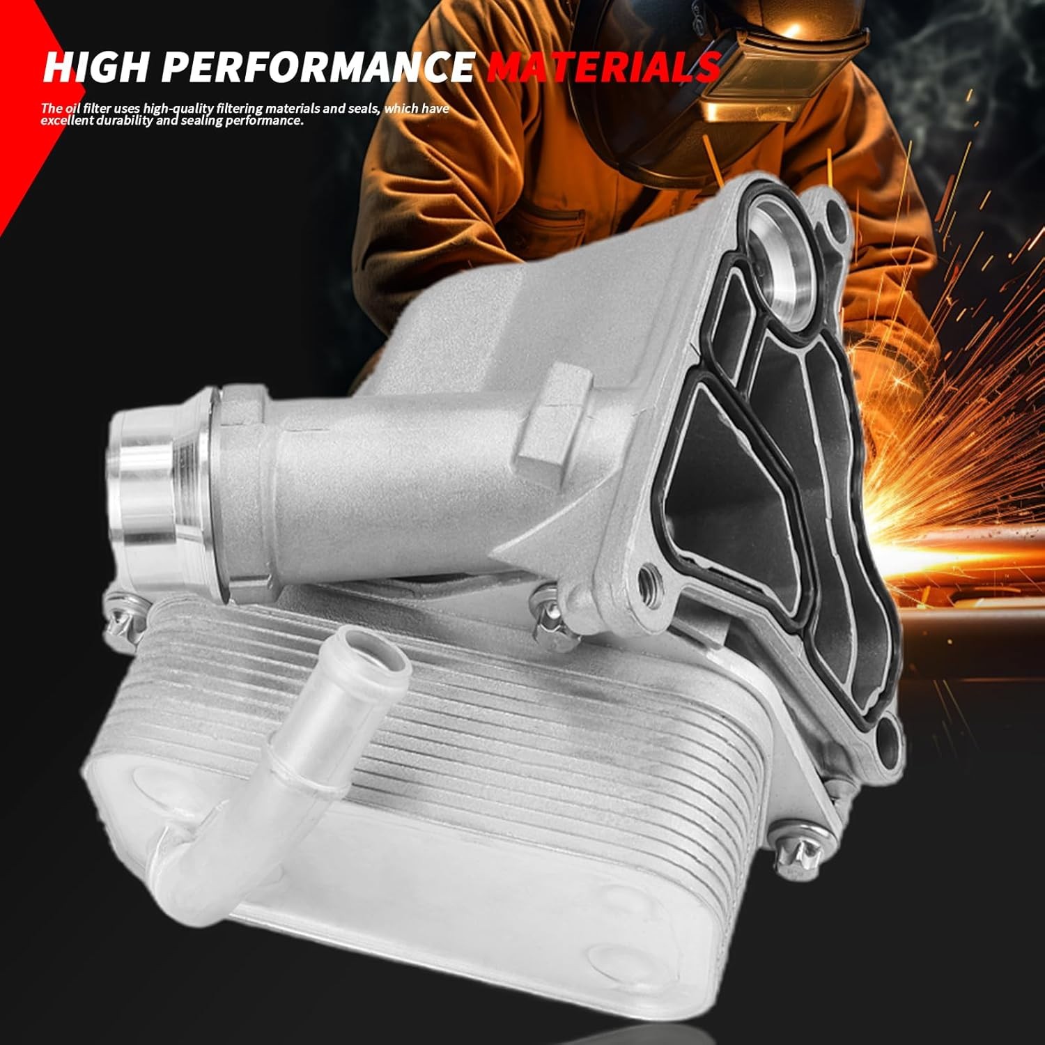 11428637812 Engine Oil Filter Housing w/Oil Cooler 2000-2018 For BMW 520i 528i
