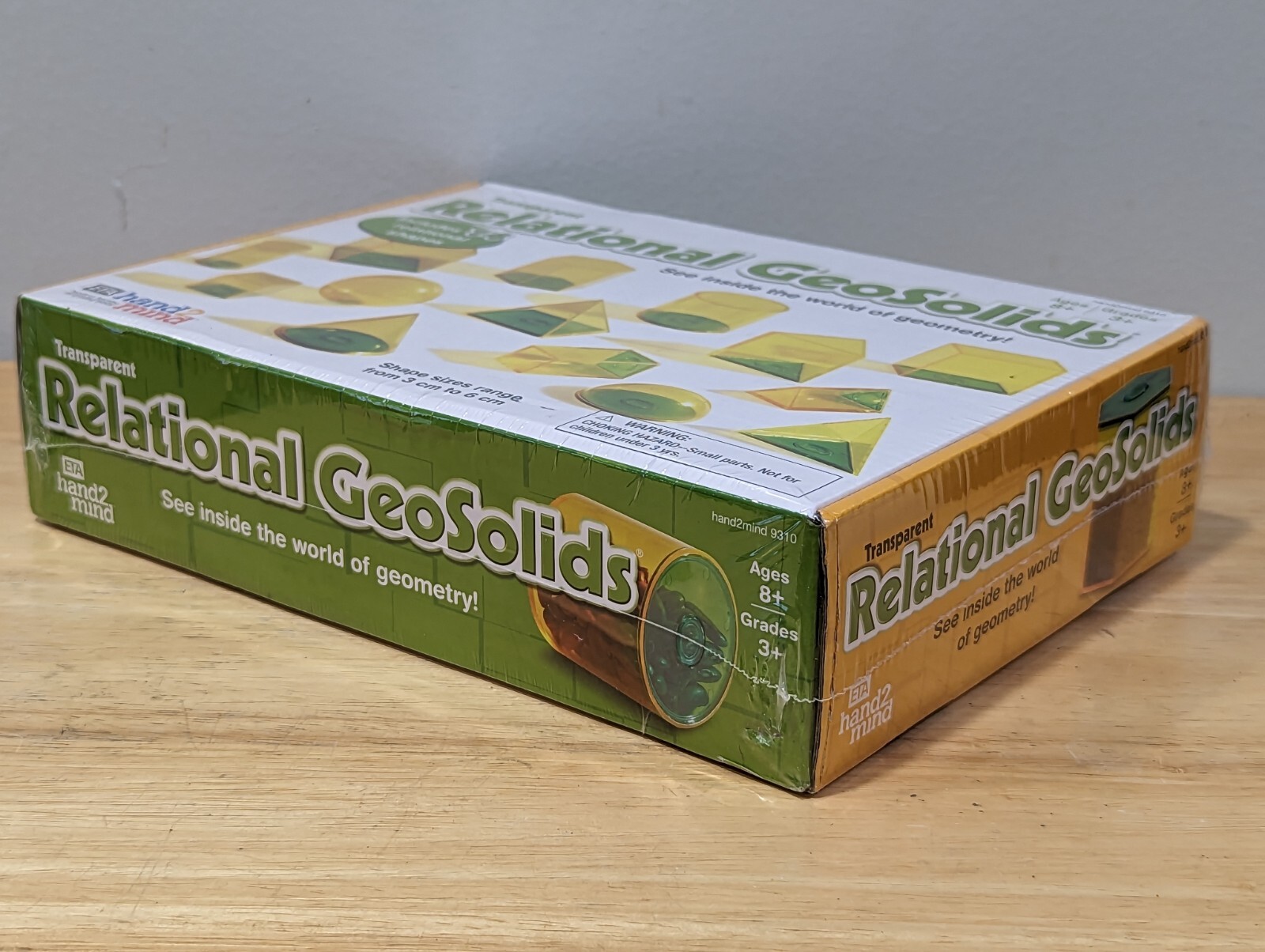 NEW Transparent Relational GeoSolids Geometry Teaching Tool ETA Hand2Mind
