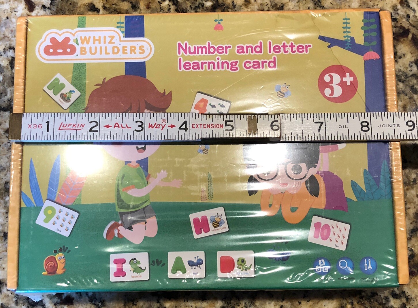NEW Whiz Builders Flash Cards For Kids – Numbers, Letters, Color, Shapes Age 3+