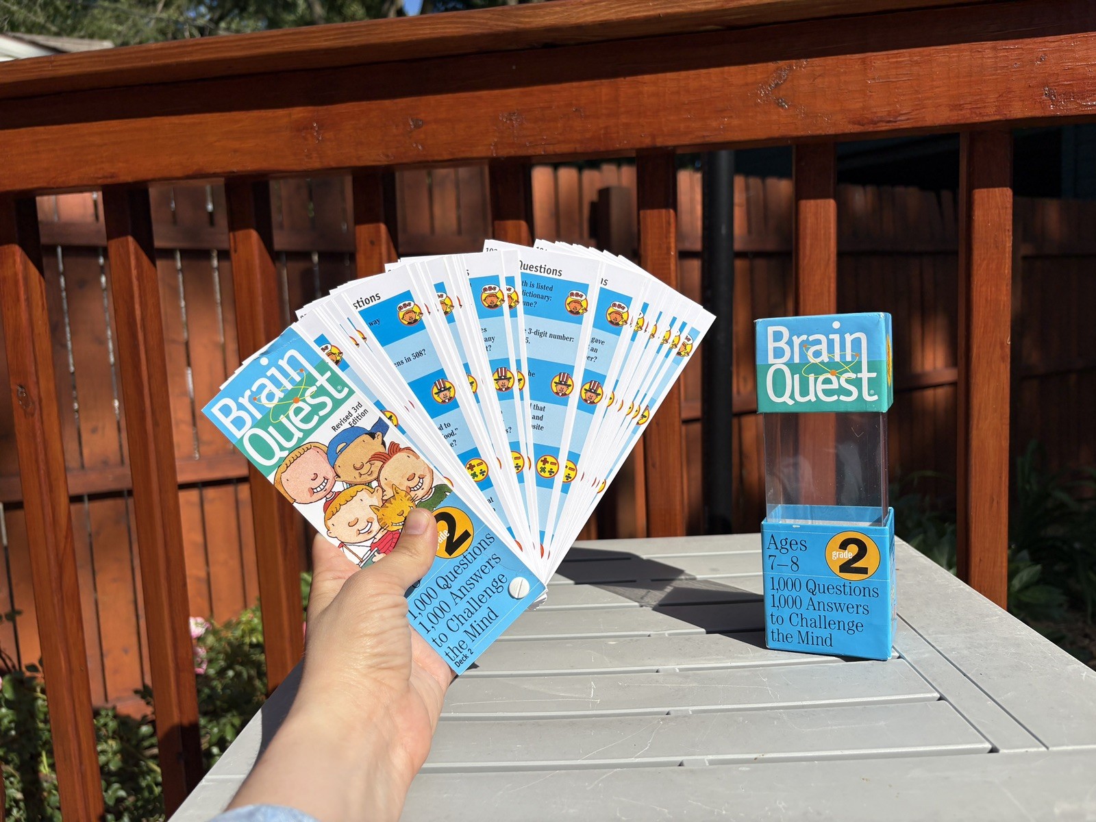 Brain Quest Grade 2 Flash Cards Deck 1 & 2 Ages 7 & 8 1000 Questions & Answers