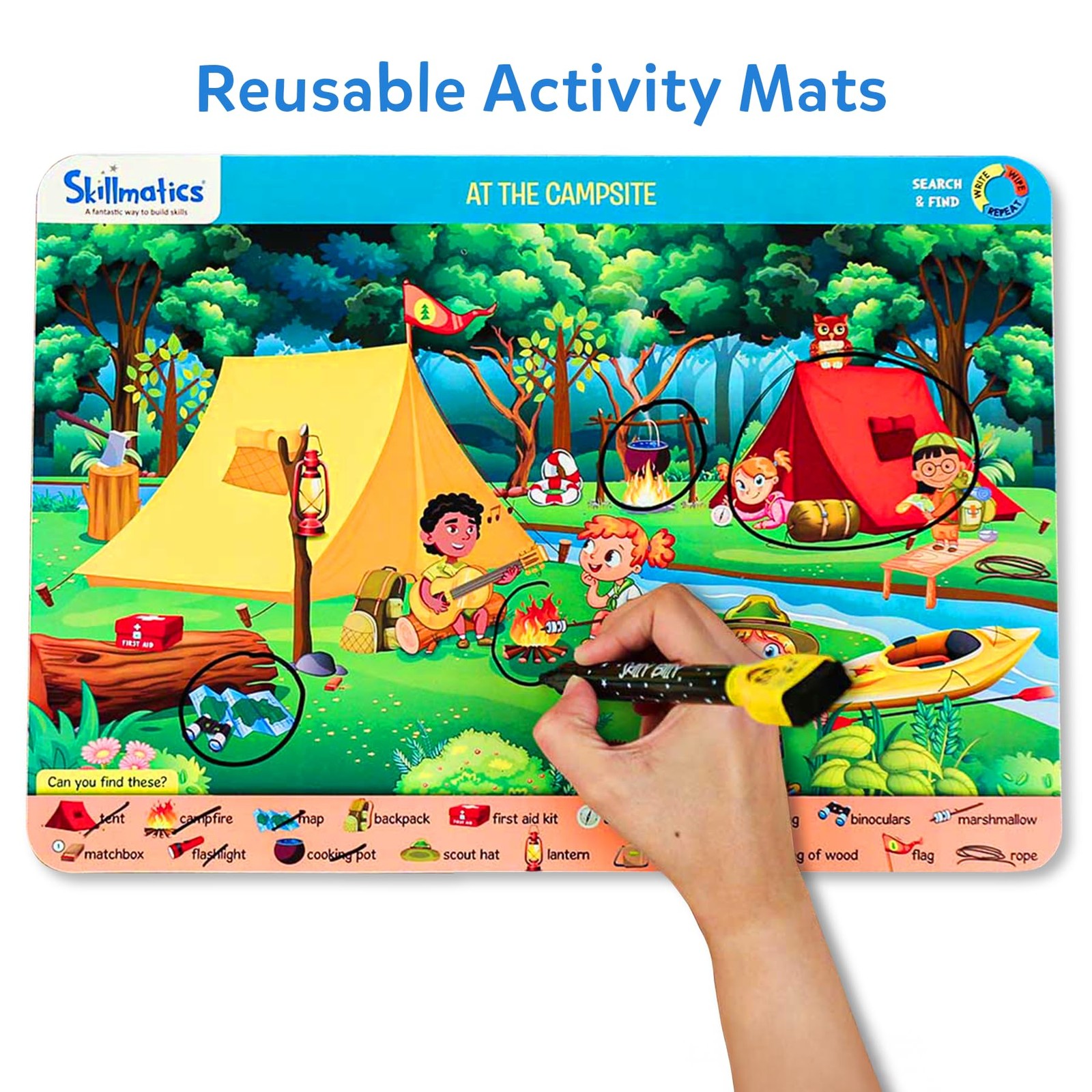 SEARCH AND FIND Educational Game Activity Preschool Learning Kids SKILLMATICS