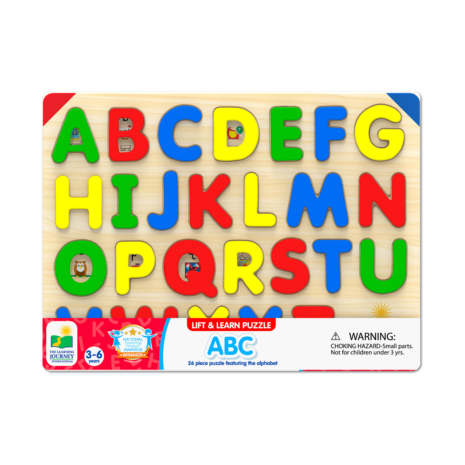 New – The Learning Journey Lift & Learn Puzzle – ABC: 26 Pcs – Ages 3-6