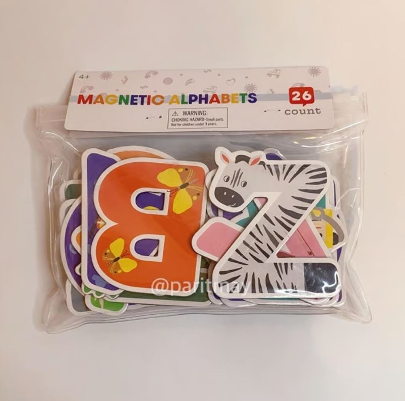 Target Bullseye Back to School Magnetic Alphabet Letters ABC 26 Counts (NEW)