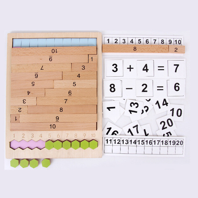 Counting Toy Learning Math Montessori Mathematics Educational Arithmetics Early