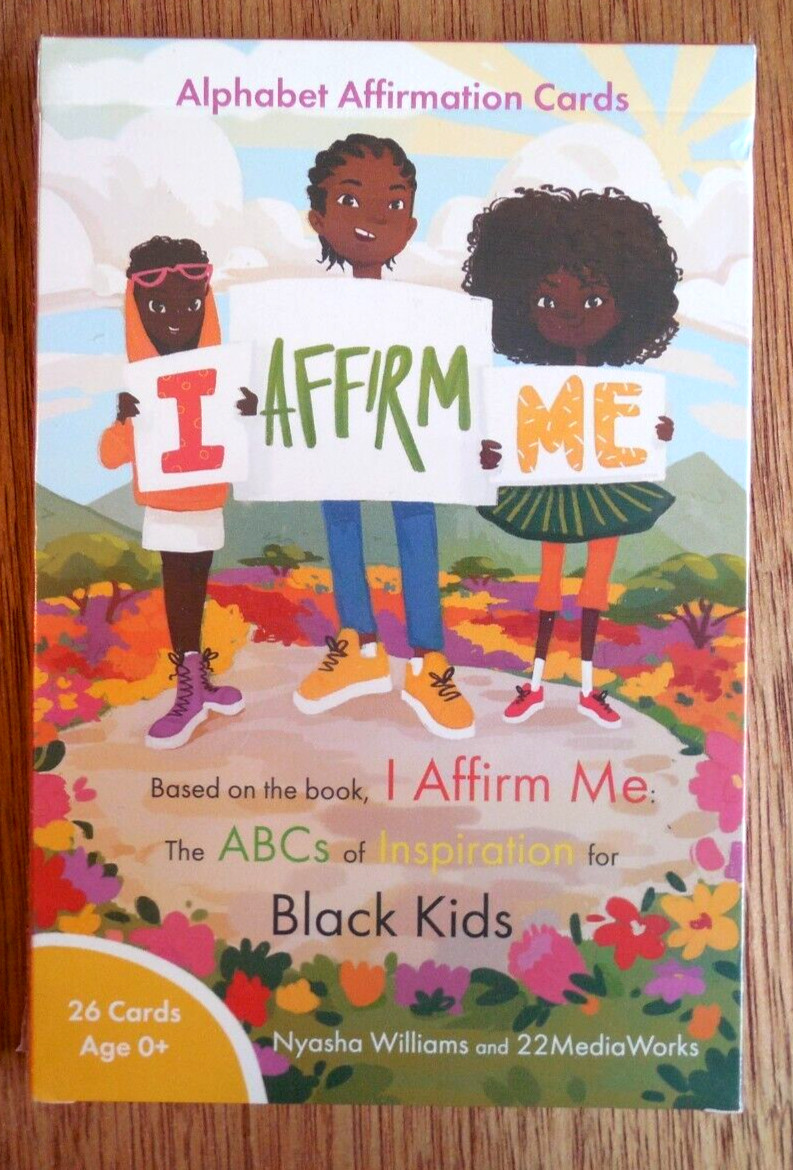 “I Affirm Me” ABCs of Inspiration for Black Kids – Alphabet Affirmation Cards