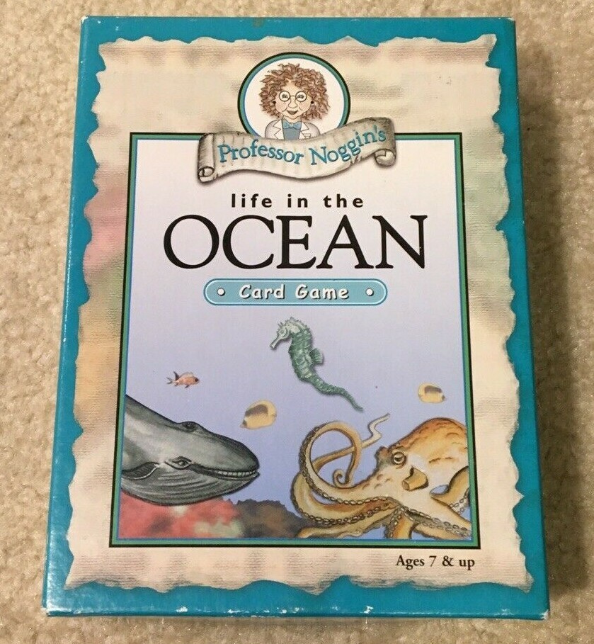 Life In The Ocean Professor Noggin’s Educational Card Game Complete Outset