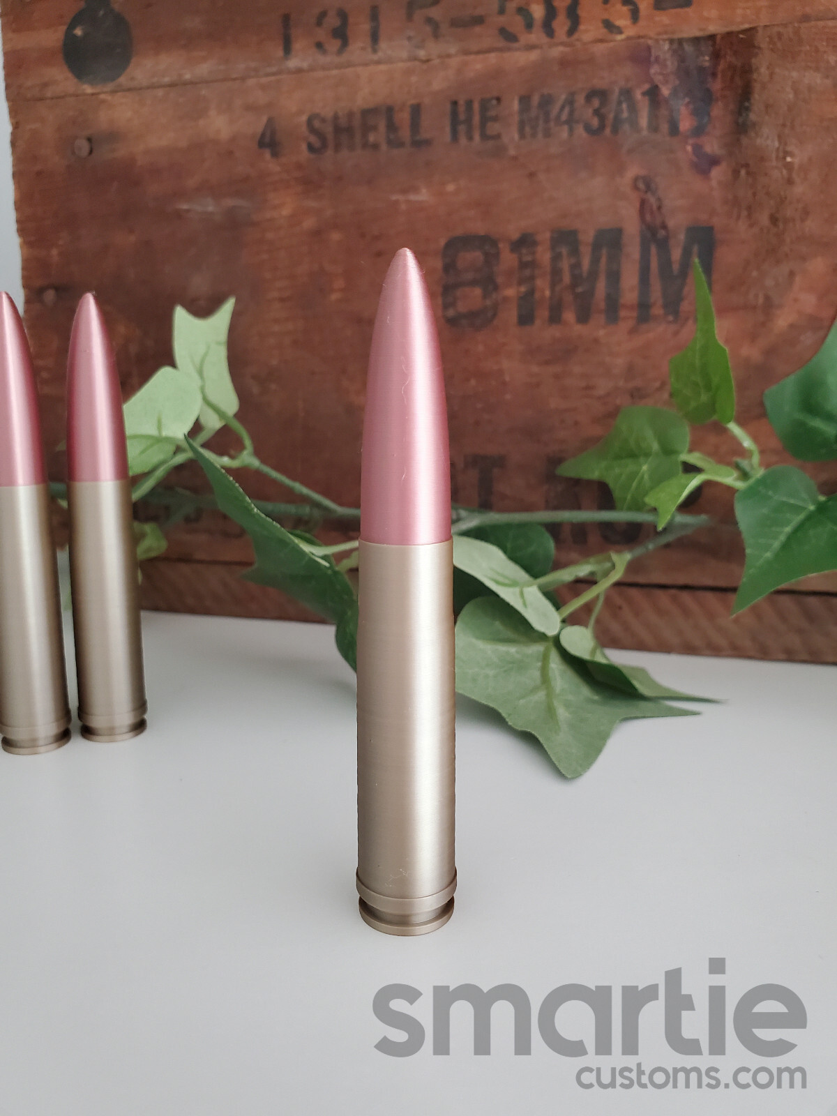 20 – DUMMY .500 Whisper Ammo Cartridges – Accurate Size Plastic Replica