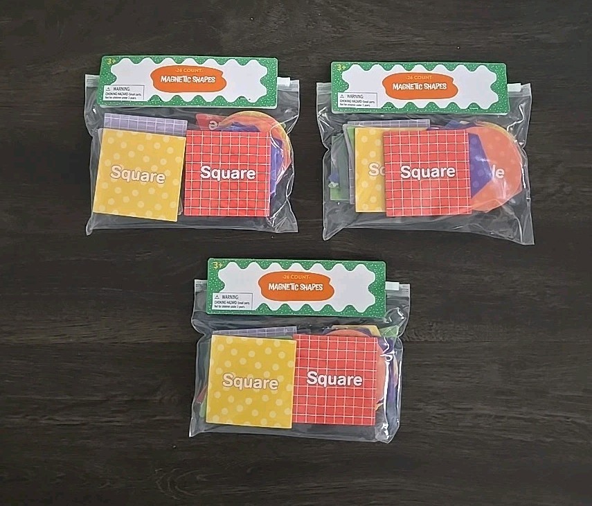 Lot of 3 26ct Magnetic Shapes – Bullseye’s Playground™