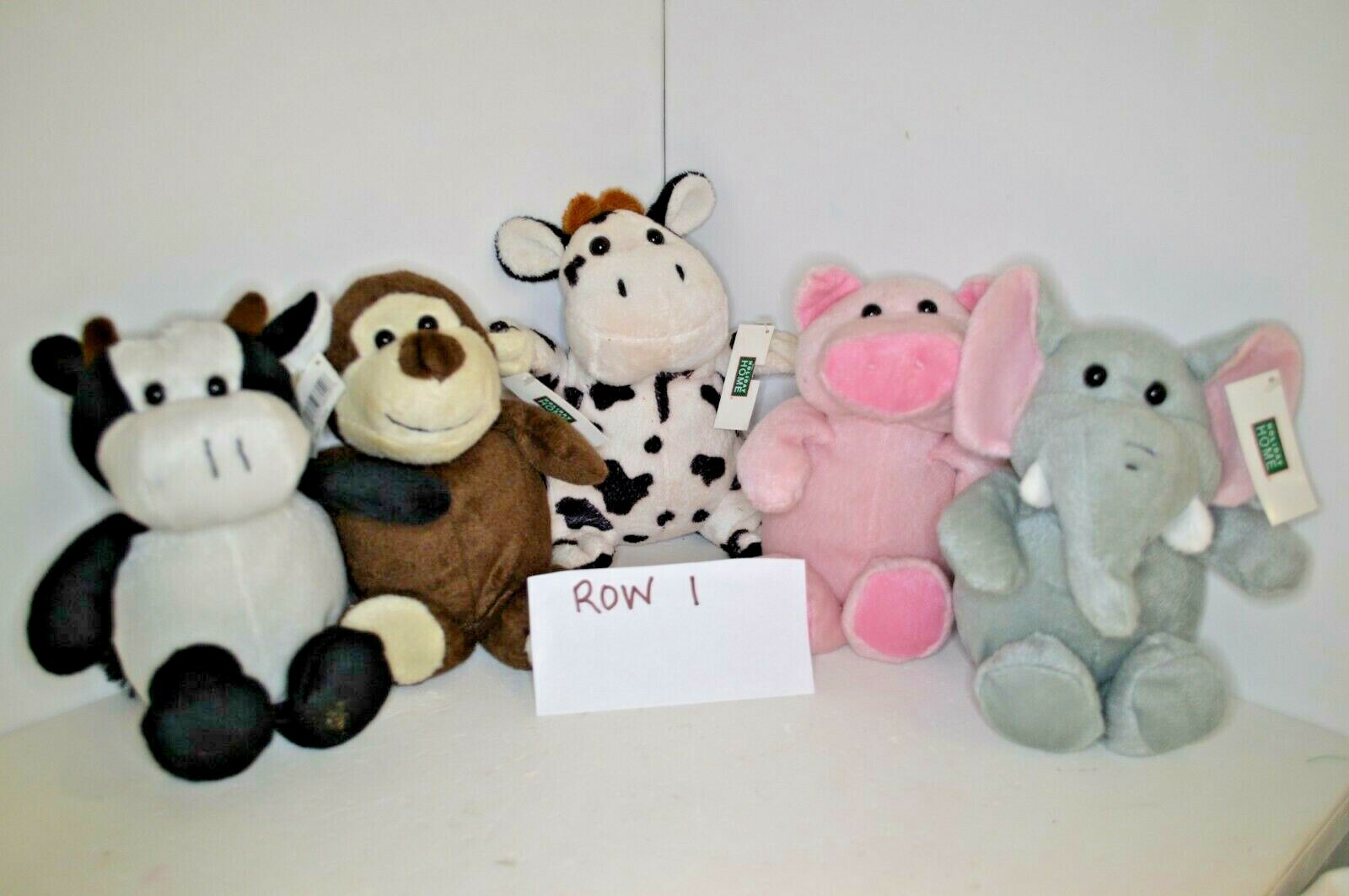 U PICK 5X LOT Plush Farm ANIMALS Pig LAMB Cow LION Frog KOALA Puppy