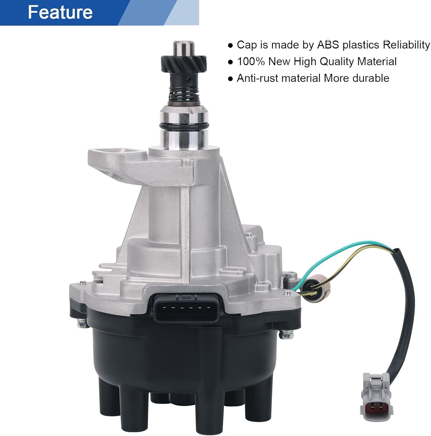 Ignition Distributor W/Cap & Rotor Compatible with Nissan Pathfinder Frontier