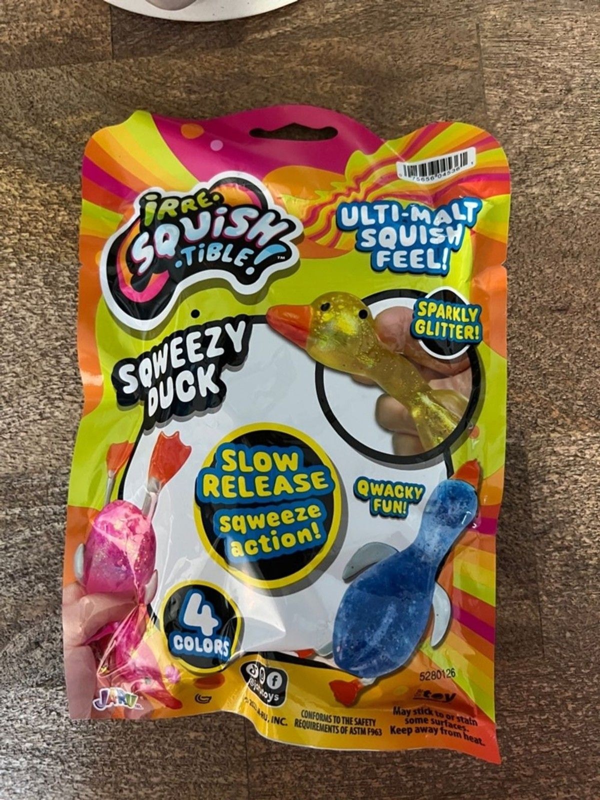 Ja-Ru Sqweezy Duck Kids Toy – GreenSparkly Squish