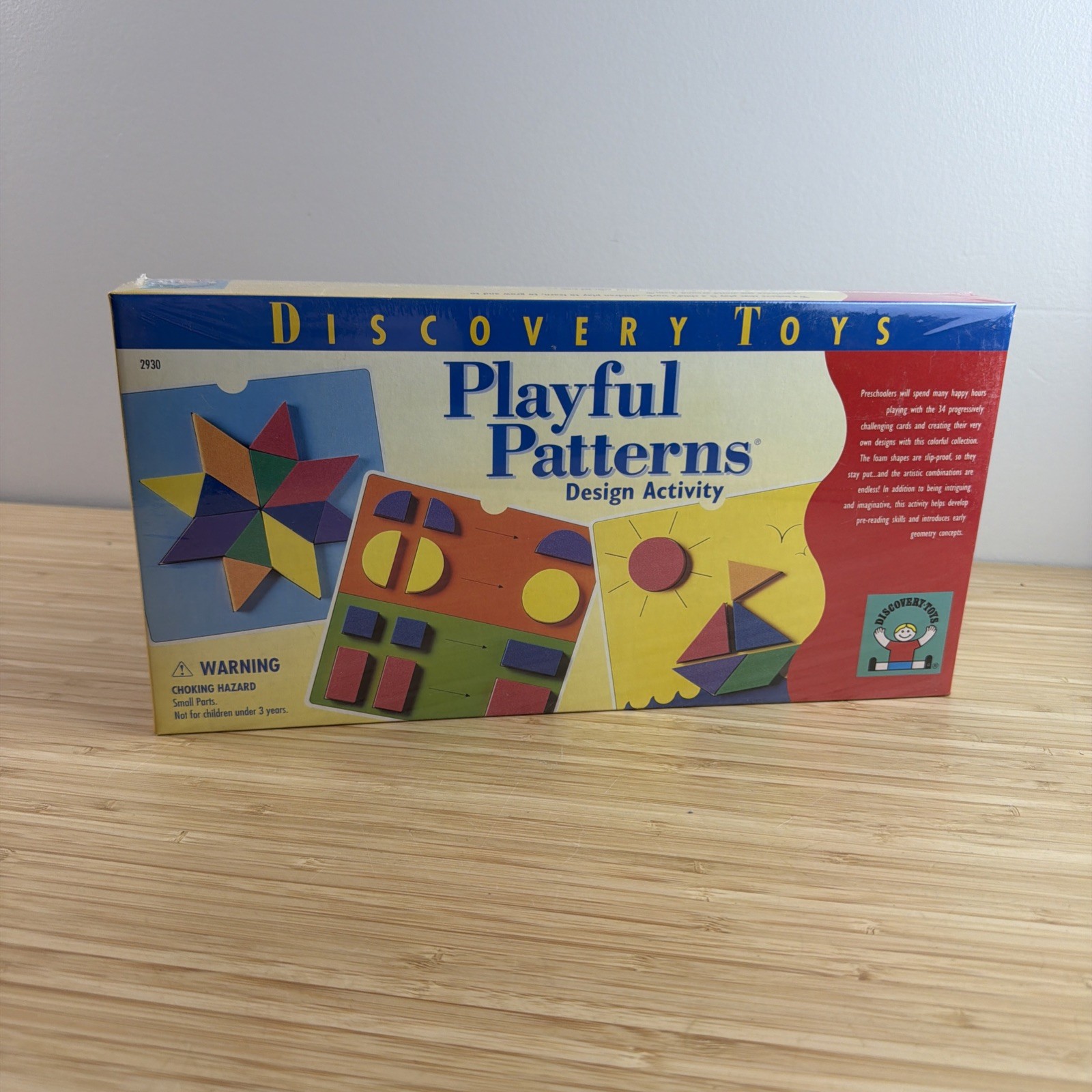 Discovery Toys Playful Pattern 2930 Foam Puzzle Educational Kids 1996 NEW SEALED