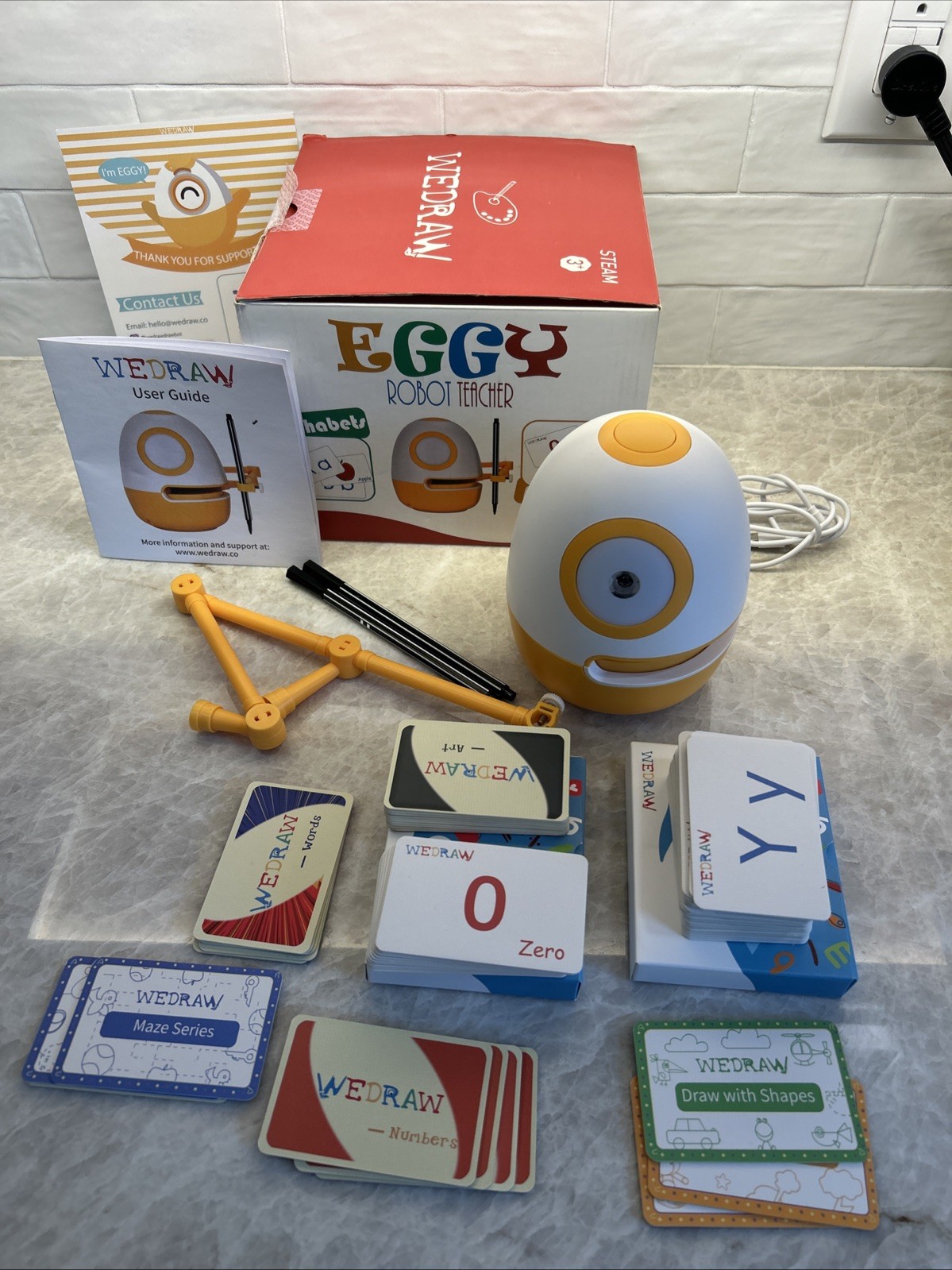 EGGY Robot Teacher We DRAW Educational Robot Learning System – Works Great