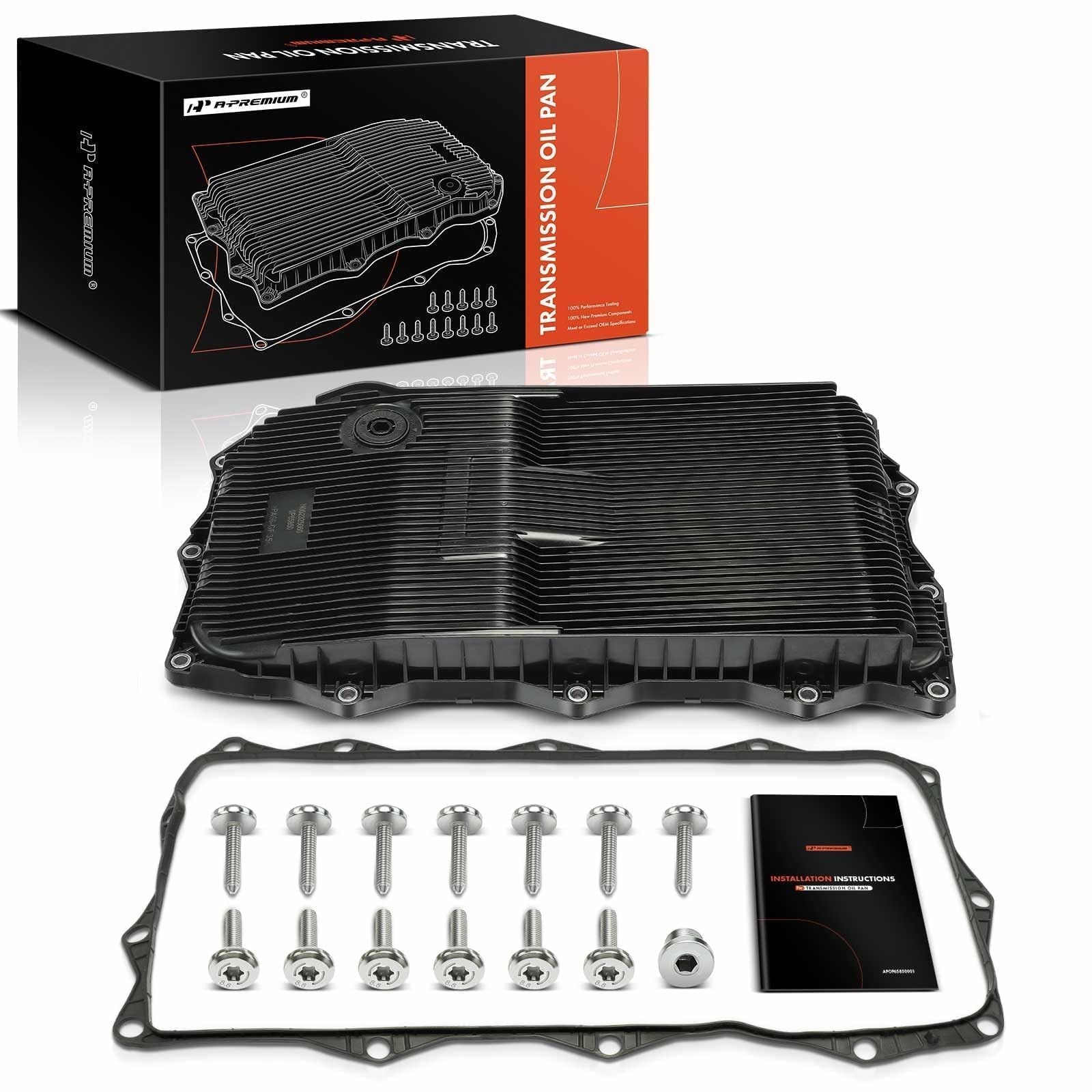 A-Premium Transmission Oil Pan with Gasket & Drain Plug Compatible Ram…