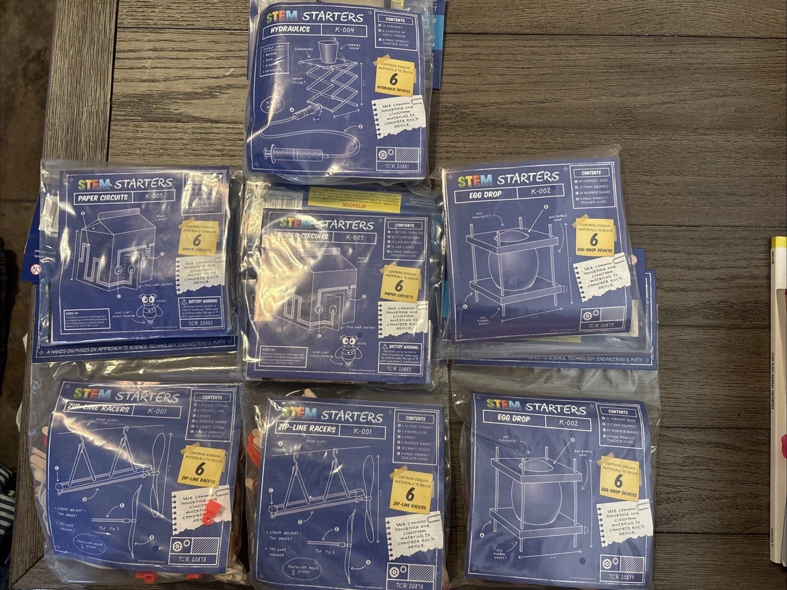 Teacher Created Resources STEM Starters 7 Different Kits