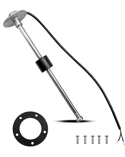 Fuel Sending Unit 0-90 ohm 12″ Boat Fuel Sender 300mm Stainless Steel Water Gas