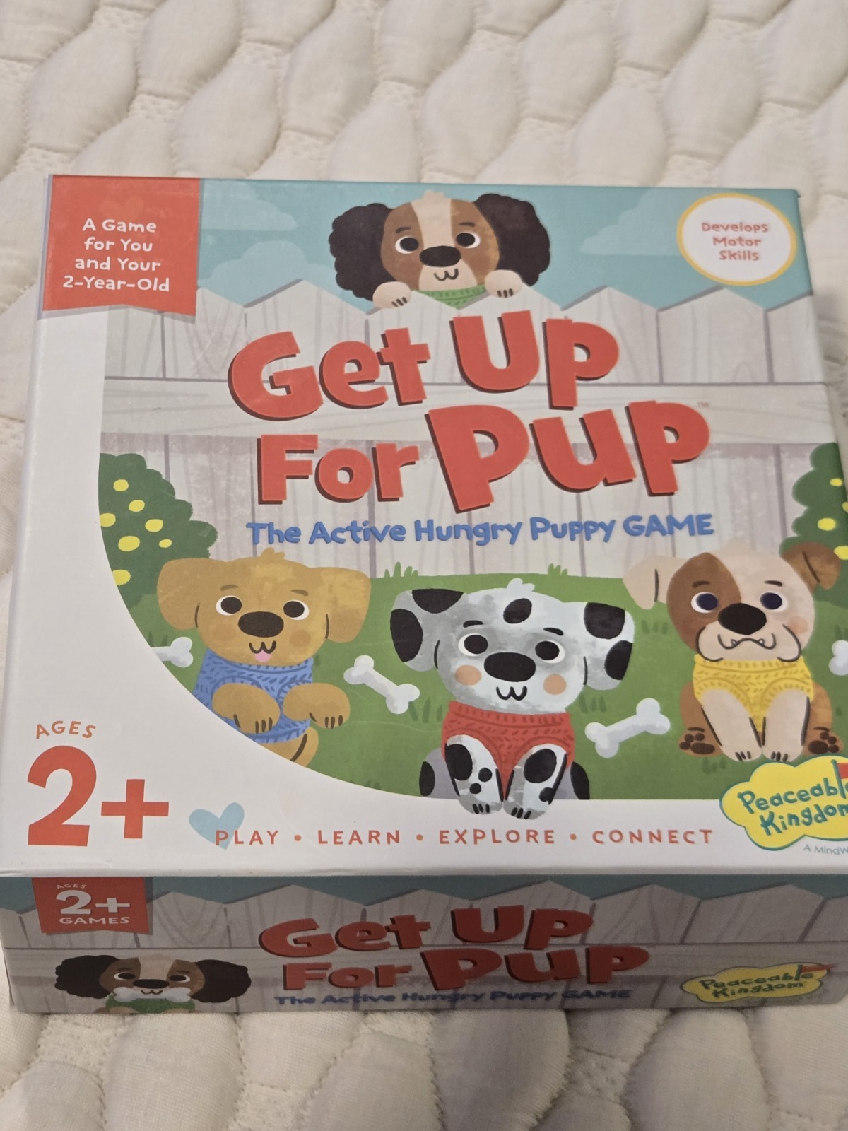 Peacable Kingdom Board Game Get UP For Pup The Active Hungry Puppy Game Learning