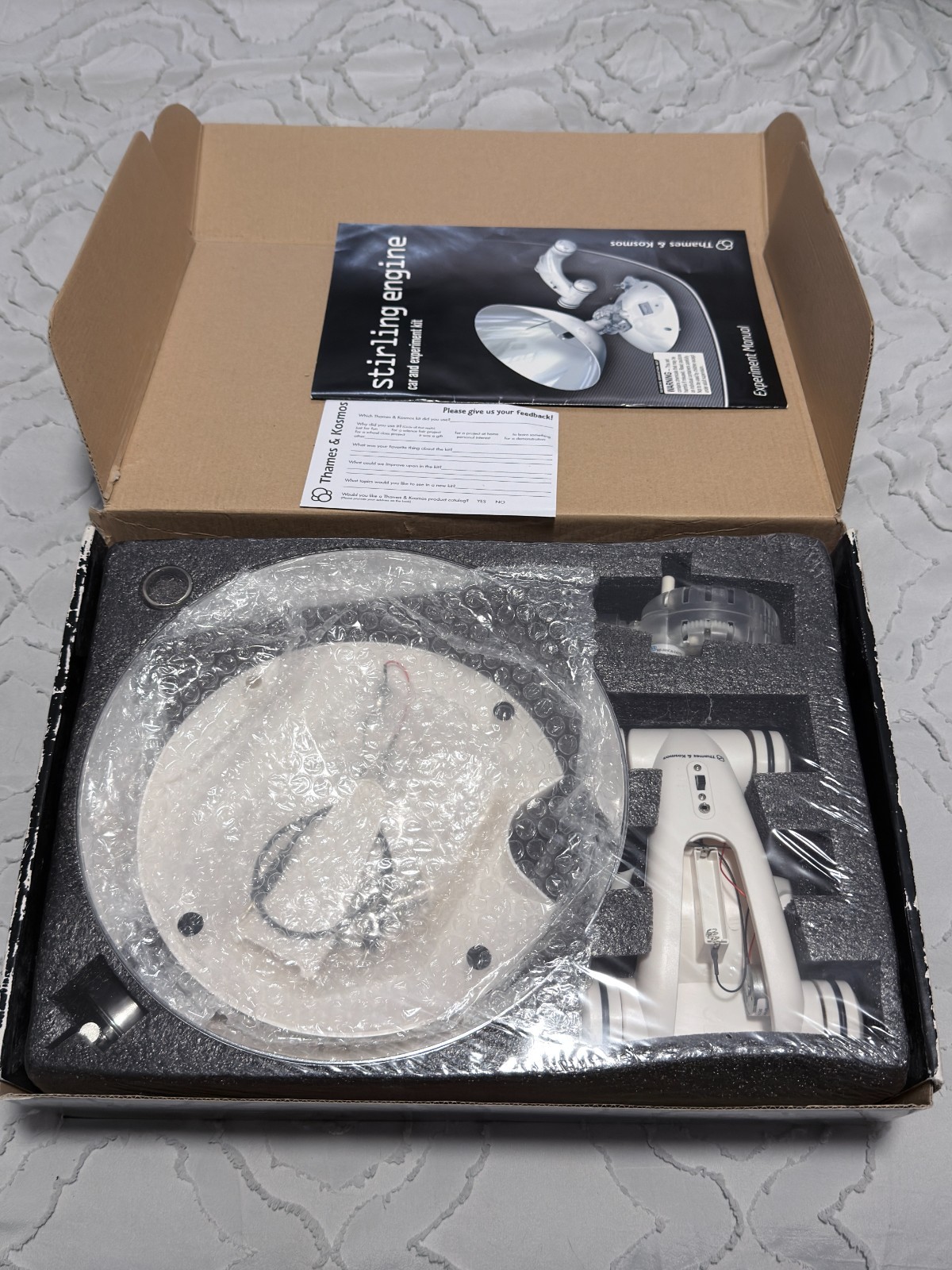NEW!! Thames & Kosmos Stirling Engine Car and Experiment Kit Sealed