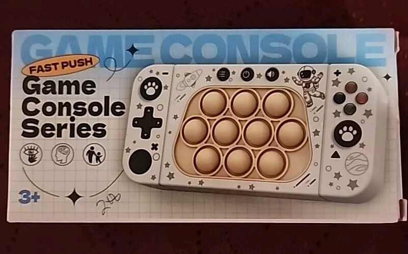 Pop it Fidget Toy Game Console HandHeld Controller Fast Push Game Brand New 🔥