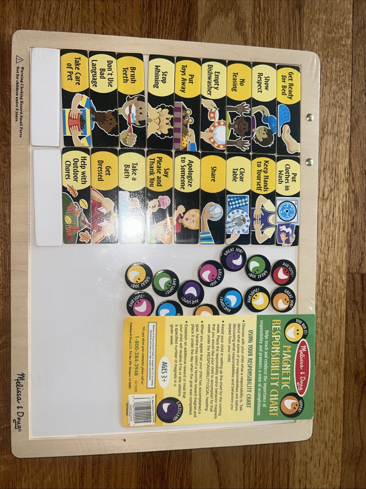 Magnetic Responsibility Chart – Melissa & Doug